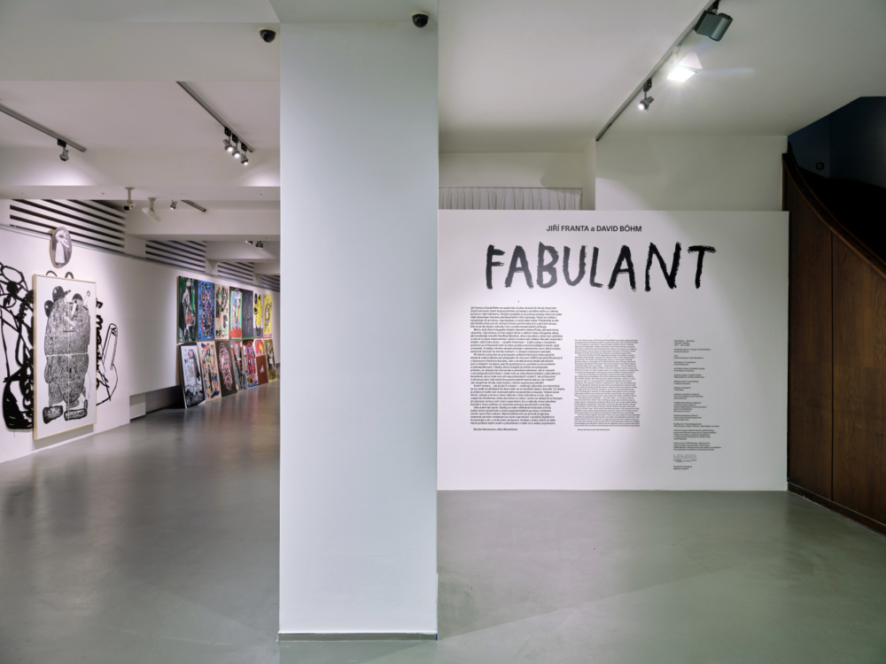 view to the David Böhm – Jiří Franta: 
Fabulist exhibition, House of Photography, 2024. Photo by Vojtěch Veškrna