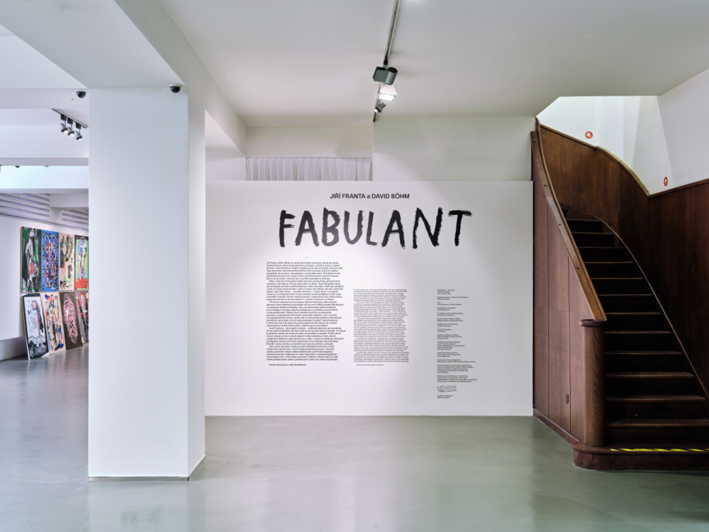 view to the David Böhm – Jiří Franta: 
Fabulist exhibition, House of Photography, 2024. Photo by Vojtěch Veškrna