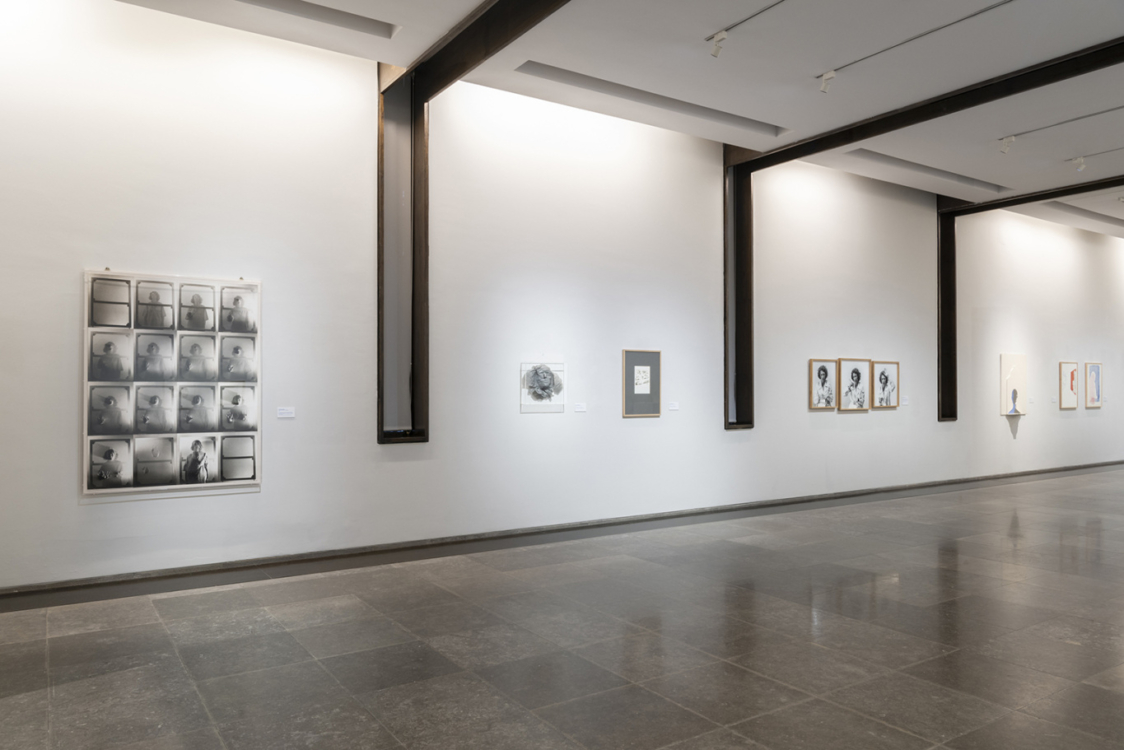 view to the Carnations and Velvet exhibition, MNAC, Lisbon, 2024