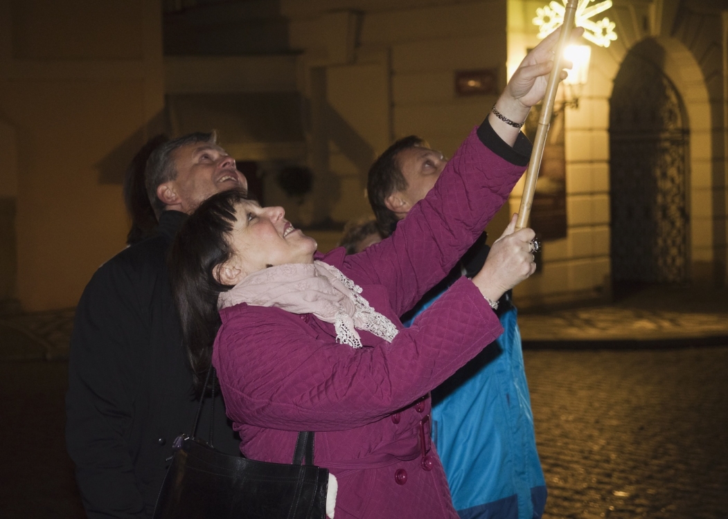 Pražská plynárenská a.s.
Procházka Od kandelábru ke kandelábru
Praha, 2.12.2015
Foto Dorian Hanuš